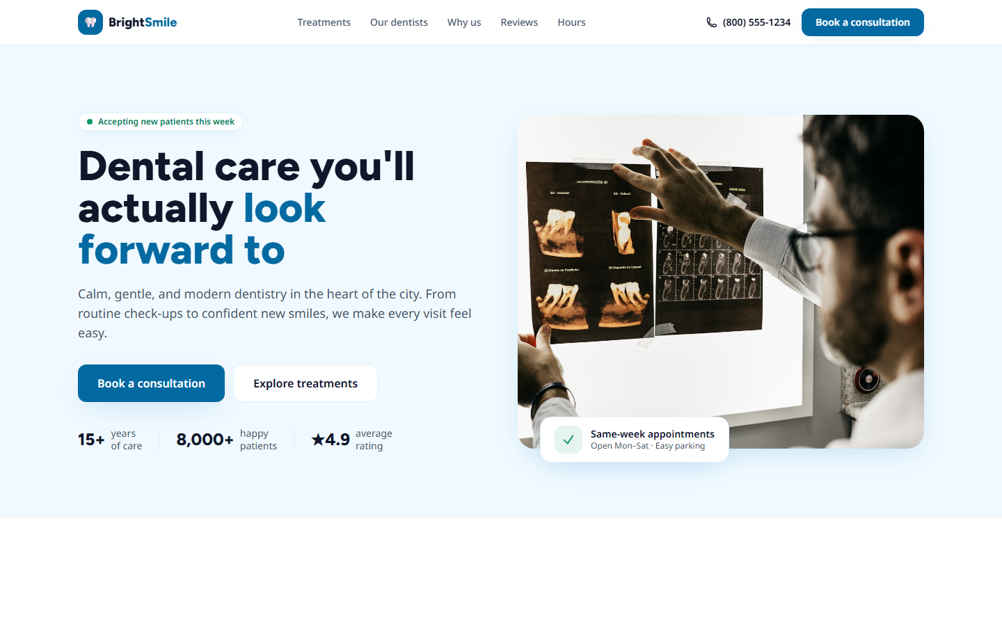 BrightSmile — Dental Clinic